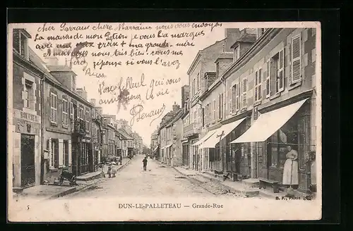 AK Dun-le-Palleteau, Grande-Rue