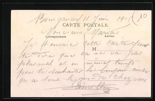 AK Bourganeuf, Vue prise du Tribunal