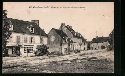 AK Chatelus-Malvaleix, Place du champ de Foire