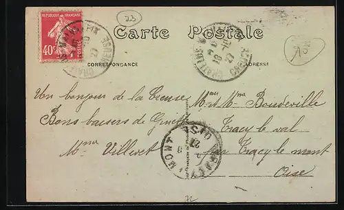 AK Chatelus-Malvaleix, Place du champ de Foire