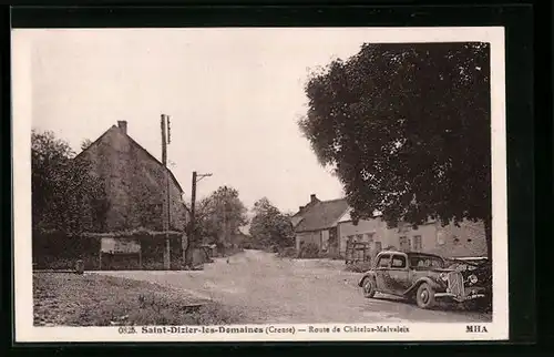 AK Saint-Dizier-les-Domaines, Route de Chateluc-Malvaleix