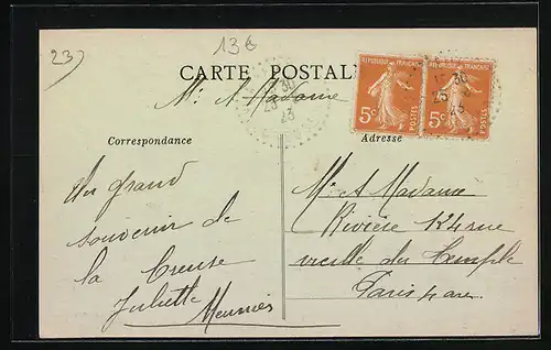 AK Saint-Hilaire-le-Chateau, Les Bords du Thorion