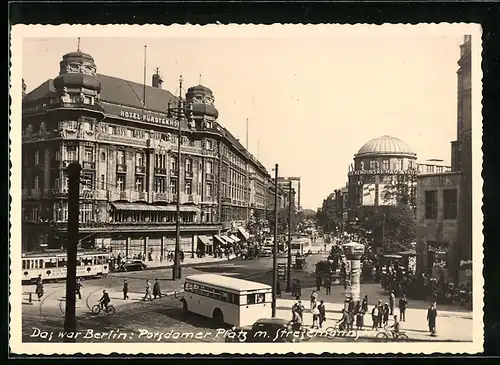 AK Berlin, Potsdamer Platz mit Stresemannstrasse