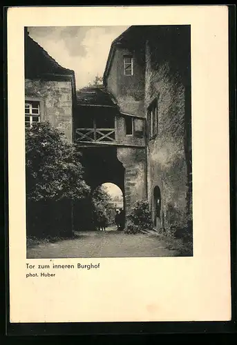 AK Breuberg i. Odw., Neudeutsches Jugendheim, Burg Breuberg, Tor zum inneren Burghof
