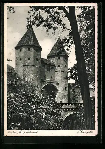 AK Amberg, Sicht auf das Nabburgertor