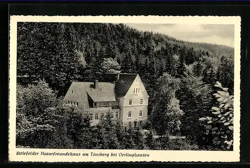 AK Oerlinghausen, Bielefelder Naturfreundehaus am Tönsberg