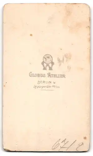 Fotografie Globus Atelier, Berlin, Leipziger Strasse 132 /135, Ernstes Kinderpaar im Sonntagsstaat