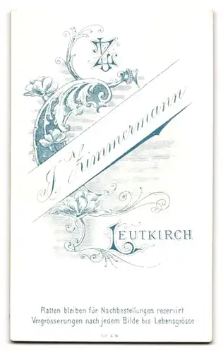 Fotografie J. Zimmermann, Leutkirch, Junge Frau im taillierten Kleid