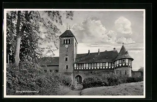 AK Wohldenberg, Burg Wohldenberg mit Eingangstor