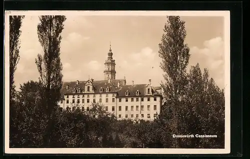 AK Donauwörth, Cassianeum aus der Vogelschau