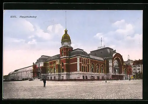 AK Kiel, Blick auf den Hauptbahnhof