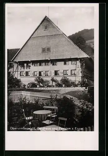 AK Obersimonswald, Gasthaus u. Pension z. Engel