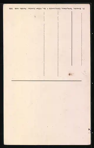 AK Cunewalde, Hotelo, Wasserpartie mit Kirche