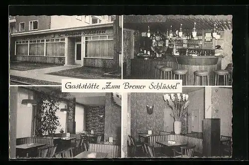 AK Hamburg-Hamm, Gaststätte Zum Bremer Schlüssel, Hans Schade