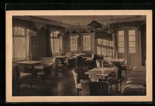 AK Honau /Schwäb. Alb, Hotel u. Pension Olgahöhle, Bes.: Karl Ziegler