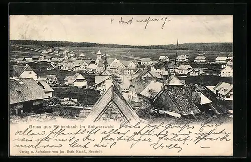 AK Röthenbach im Schwarzwald, Blick auf den Ort