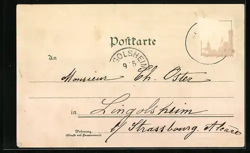 Lithographie München, Domfreiheit, Panorama vom Frauenturm aus, Münchner Kindl