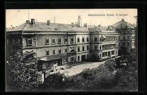 AK Erlangen, Medizinische Klinik aus der Vogelschau