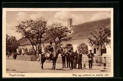 AK Nagyhortobagy, Meg egy poharral az indulas elött