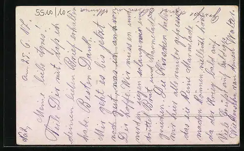 AK Saarburg, Blick auf die Hesserstrasse