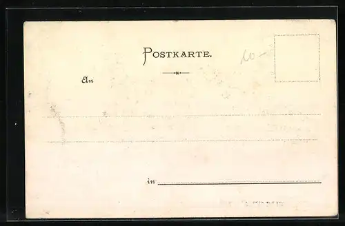 Lithographie Ehrenbreitstein, Blick vom Wasser auf Dampfer und Ortschaft