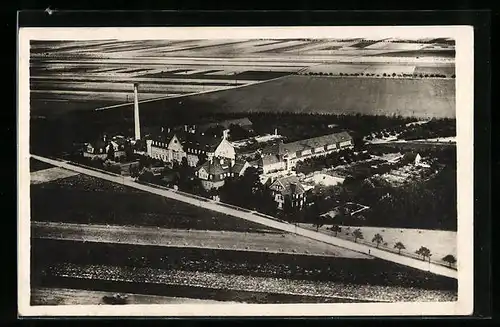 AK Schkeuditz, Bergmannswohl, Fliegeraufnahme