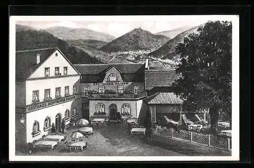 AK Fachbach b. Bad Ems, Gasthaus Deutscher Kaiser, Inh. A. Hermann