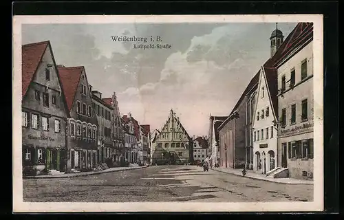 AK Weissenburg i. B., Sicht in die Luitpold-Strasse