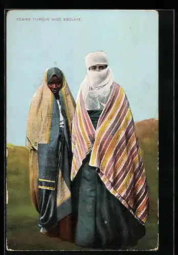 AK Türkische Frauen mit Gesichtsschleier
