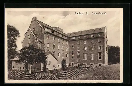 AK Rheine i. W., Gertrudenstift, Gebäudeansicht