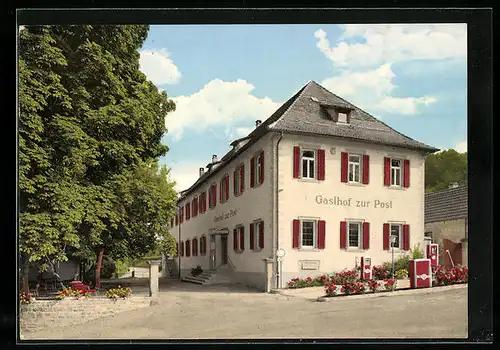 AK Schöntal a. d. Jagst, Gasthaus u. Pension Zur Post, Bes. D. Blattau