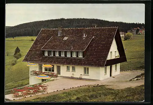 AK Grafenhausen /Hochschwarzwald, Blick auf Pension Waldesruh