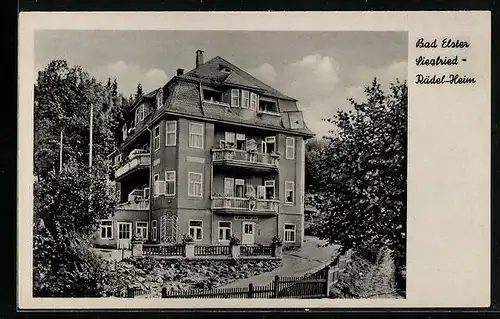 AK Bad Elster, Blick auf d. Siegfried-Rädel-Heim