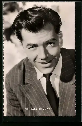 AK Schauspieler Gerhard Riedmann in dem Film Und führe uns nicht in Versuchung