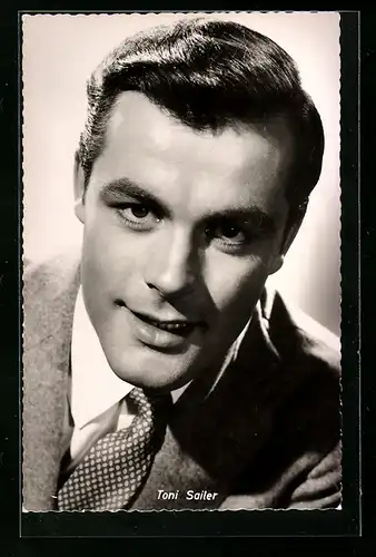 AK Schauspieler Tony Sailer in dem Film Der schwarze Blitz