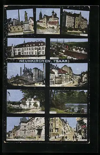 AK Neunkirchen, Gymnasium, Stumm-Halberg-Denkmal, Schützenhaus