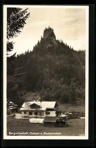 AK Tegernsee, Gasthaus Riederstein am Galaun