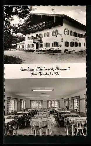 AK Kronwitt /Obb., Gasthaus Kistlerwirt, Bes.: J. Kaffl