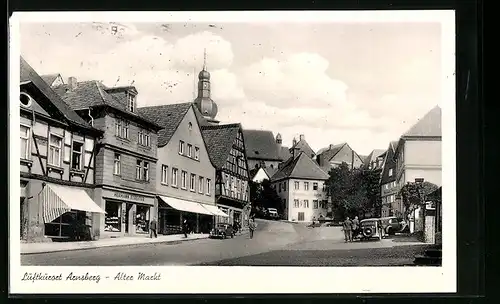 AK Arnsberg, Strassenansicht auf den Alten Markt