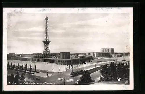 AK Berlin-Charlottenburg, Austellungshallen am Funkturm