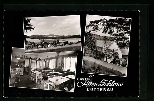 AK Cottenau, Gasthof und Pension Altes Schloss