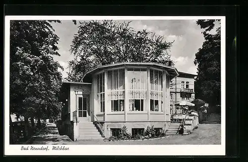 AK Bad Nenndorf, Milchbar im Sonnenschein