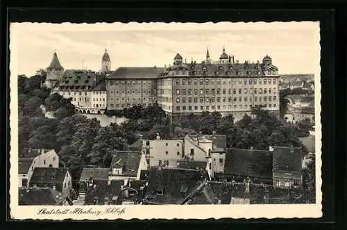 AK Altenburg, Blick zum Schloss