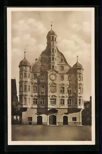 AK Memmingen, Blick auf das Rathaus