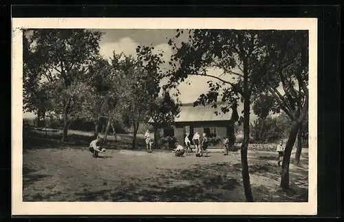 AK Saasa über Eisenberg, Else-Haus, Schwestern- und Kurheim v. Roten Kreuz