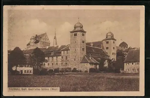 AK Thurnau, Gräfl. Giech'sches Schloss, Westseite
