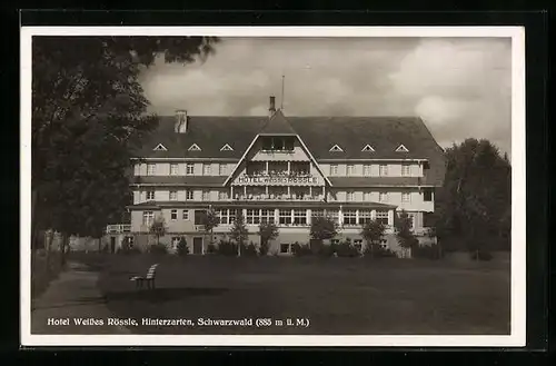 AK Hinterzarten /Schwarzwald, Hotel Weisses Rössle