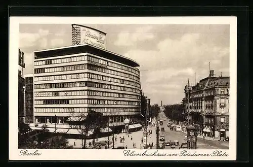 AK Berlin, Das Columbushaus am Potsdamer Platz