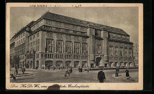 AK Berlin, Kaufhaus des Westens, KaDeWe, Tauentzienstrasse