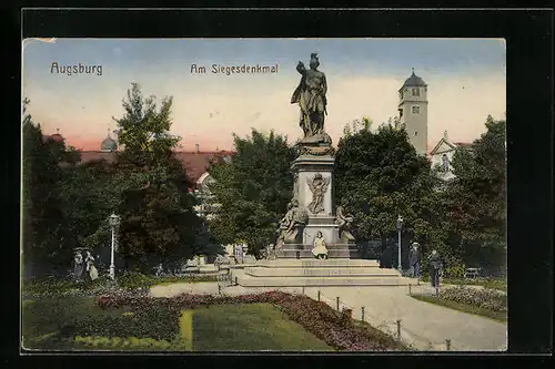AK Augsburg, Am Siegesdenkmal